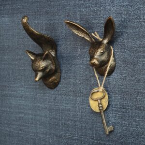 Cast Iron Hare Wall Hook