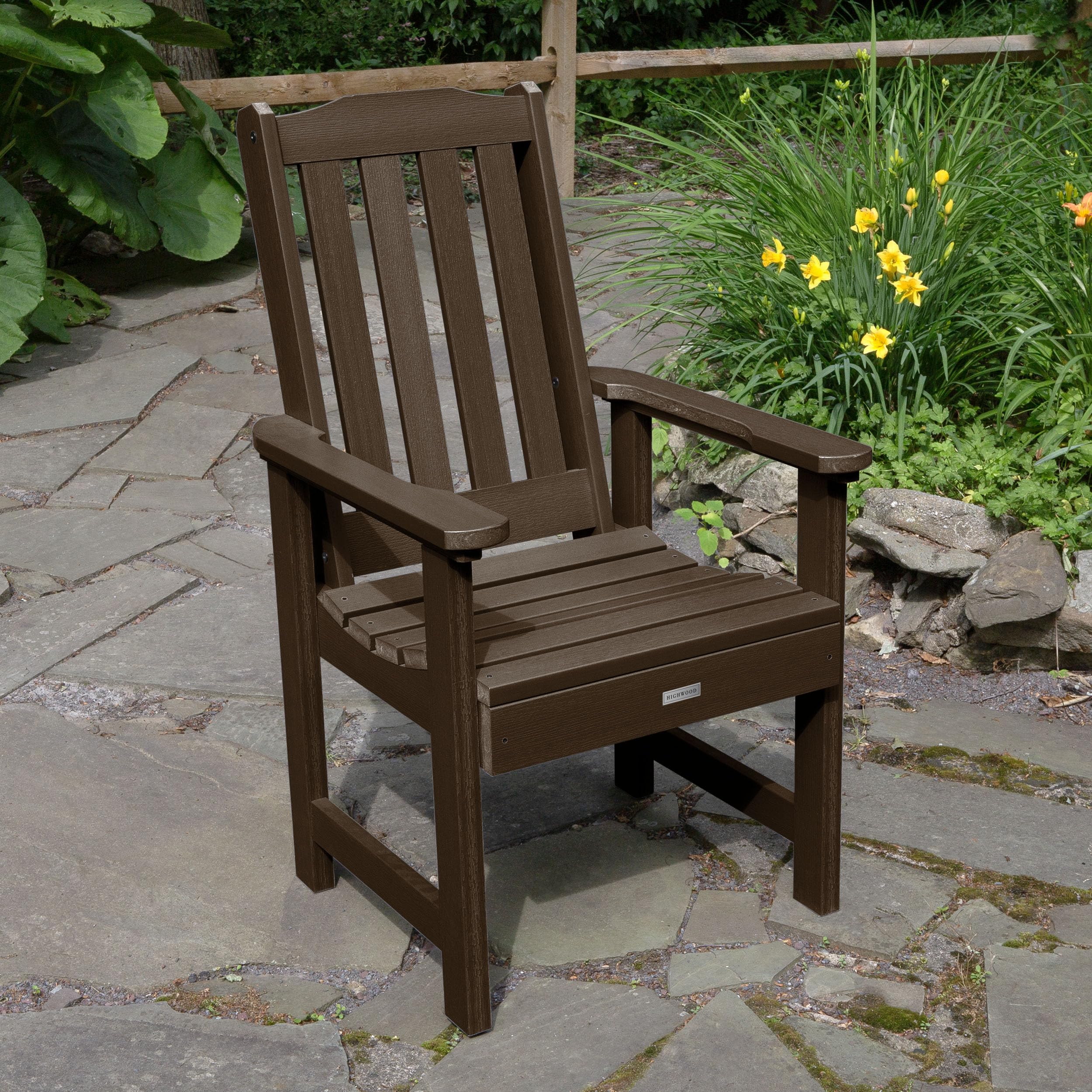 Highwood Lehigh Dining Armchair, Weathered Acorn