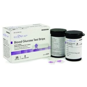 quintet ac glucose strip 50/bx