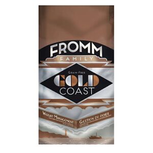 fromm gold coast weight management premium dog food - weight management dry dog food - whitefish recipe - 4 lb