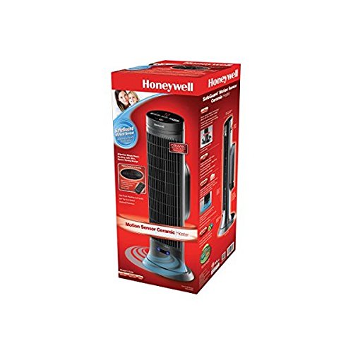 Honeywell HCE323V Motion Sensor Ceramic Convection Heater, 23.2" x 8.7" x 6.7", Dark Gray