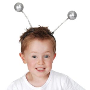 Silver Martian Antenas Bopper - Headband, colors may vary