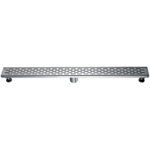 dawn lye360304 yangtze river series linear shower drain, 36-inch