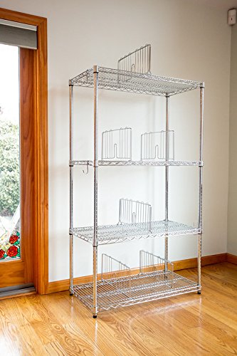 Omega Products Corporation 12" Wide Chrome Wire Shelf Divider