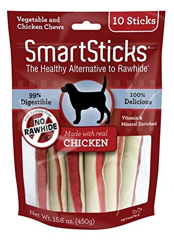 SmartBones SmartSticks Chicken Dog Chews, 2Pack (20 Sticks Total)