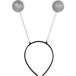 silver martian antenas bopper - headband, colors may vary