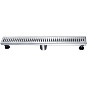 dawn lbe240304 brisbane river series linear shower drain, 24-inch