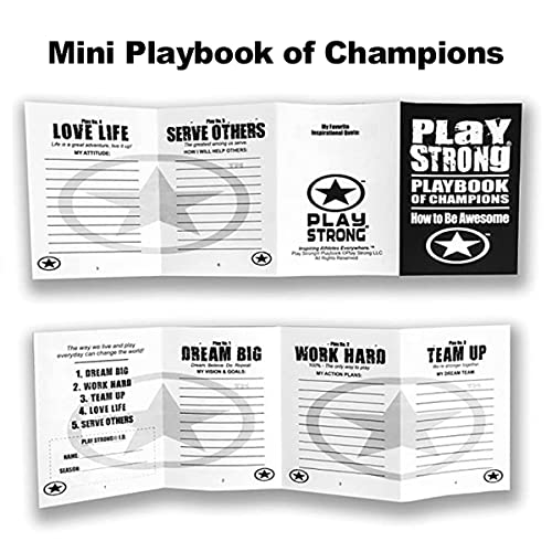 Play Strong Snowboard Birthday Card 1-Pack (5x7) Power Player Illustrated Sports Birthday Cards Greeting Cards- Awesome for Snowboarders, Coaches and Fans Birthdays, Gifts and Parties!