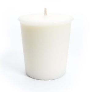 Coconut Lime Verbena Soy Votive Candles - Scented with Natural Fragrance Oils - 6 White Natural Votive Candle Refills - Fruit & Berry Collection