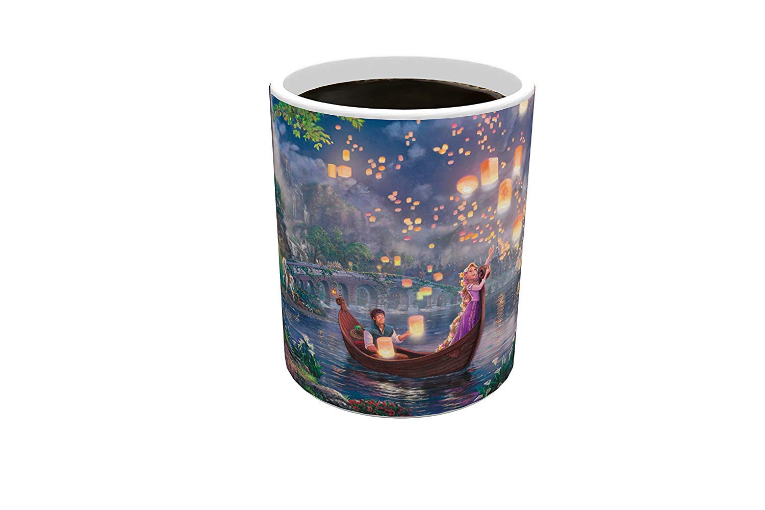 Disney - Tangled - Rapunzel - I See the Light - One 11 oz Morphing Mugs Color Changing Heat Sensitive Ceramic Mug – Image Revealed When HOT Liquid Is Added!