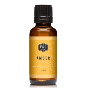 P&J Trading Fragrance Oil | Amber Oil 30ml - Candle Scents for Candle Making, Freshie Scents, Soap Making Supplies, Diffuser Oil Scents