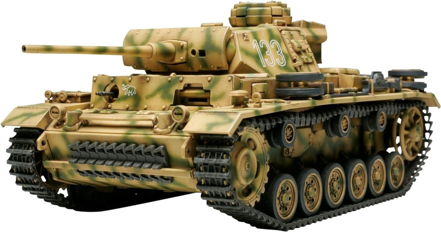 Tamiya 1/48 Military Miniature Series No.24 German Panzer III L-32524