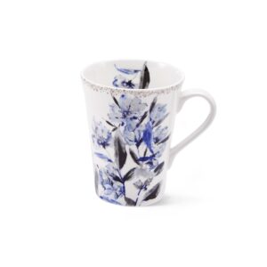 Mikasa Kaia Bone China Mugs, Set of 4, 13.5 Ounce