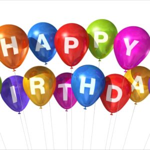 Signature Cards - Birthday Greeting Cards (Colorful Balloons), 5x7 Inches, 25 Cards & 26 Bright White Envelopes (BDB200)