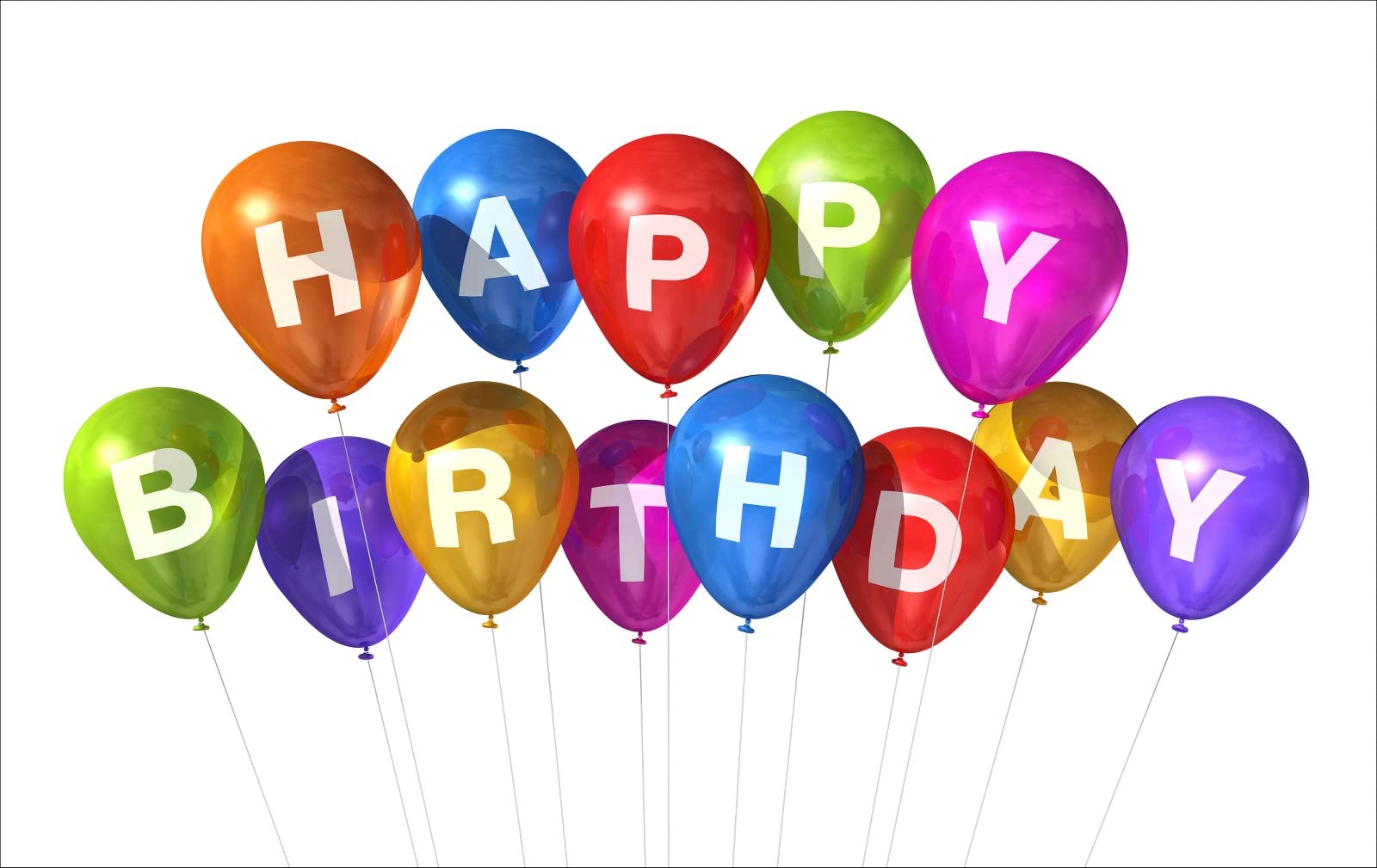 Signature Cards - Birthday Greeting Cards (Colorful Balloons), 5x7 Inches, 25 Cards & 26 Bright White Envelopes (BDB200)