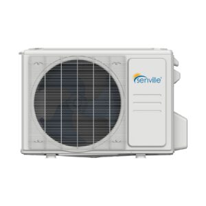 Senville LETO Series Mini Split Air Conditioner Heat Pump, 18000 BTU 208/230V, Inverter, Works with Alexa, SEER2 19, 1.5 Ton, White