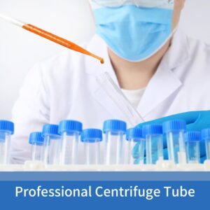 BIPEE Centrifuge Tubes, 15mL lab tubes, test tubes with caps, Plastic Container for plant tissue culture kit，coffee tubes