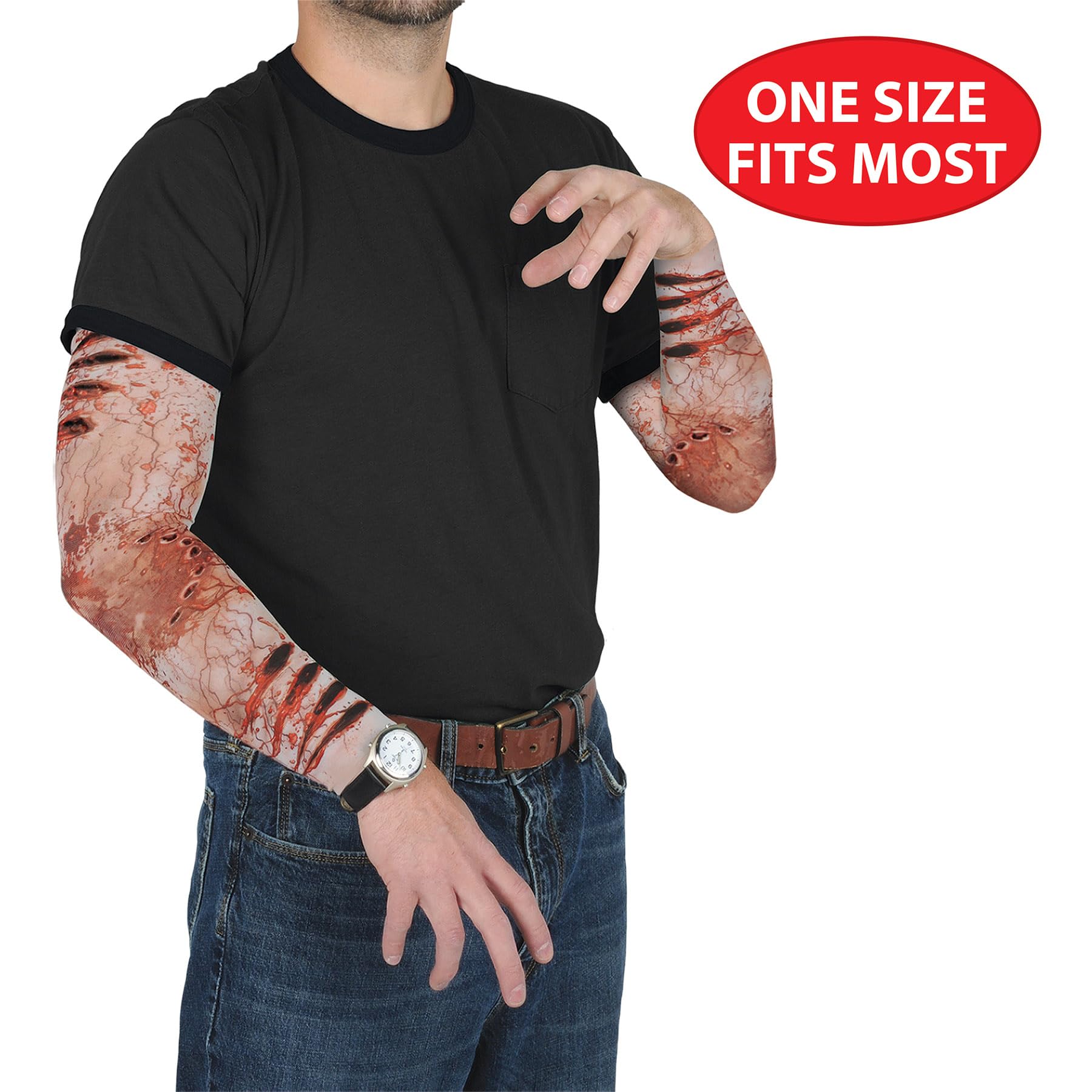 Beistle Zombie Bite Party Sleeves