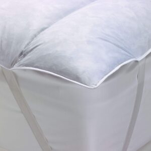 W Hotels Featherbed - Mattress Cover - Hotel Luxurious, Soft Duck Featherbed - King (76" x 80")