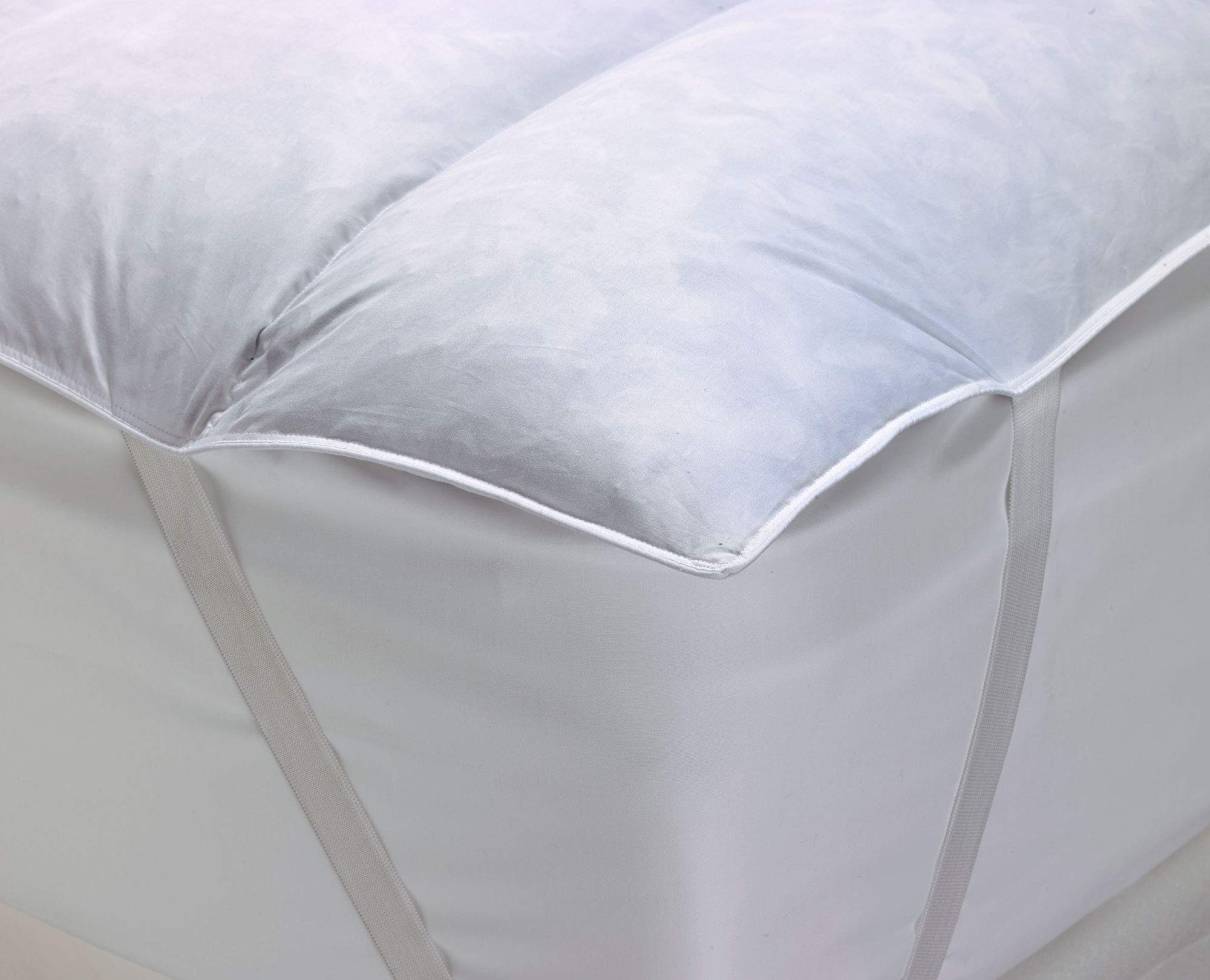 W Hotels Featherbed - Mattress Cover - Hotel Luxurious, Soft Duck Featherbed - King (76" x 80")