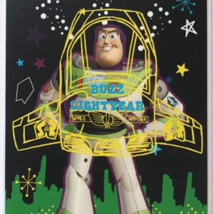 Disney toy story buzz lightyear for the birthday hero! birthday card