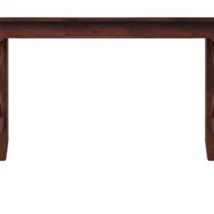 Multi-Purpose Desk, Writing Desk, Craft Table, Work Table, Computer Desk, Solid Wood, Brown