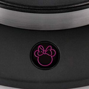 Disney Minnie Mouse Waffle Maker by Select Brands - Premium Minnie Mouse Waffle Iron - Disney Waffle Maker for Kitchen Appliances - For Disney Lovers - 7" Waffles, Pink