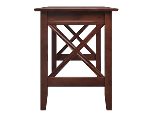 Multi-Purpose Desk, Writing Desk, Craft Table, Work Table, Computer Desk, Solid Wood, Brown