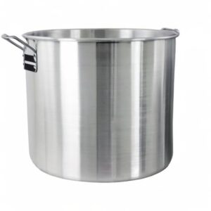 CHARD ASP60, Aluminum Stock Pot and Strainer Basket Set, Silver, 60 quart,Large