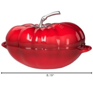 Staub 3-quart Cast Iron Tomato Cocotte