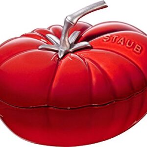 Staub 3-quart Cast Iron Tomato Cocotte