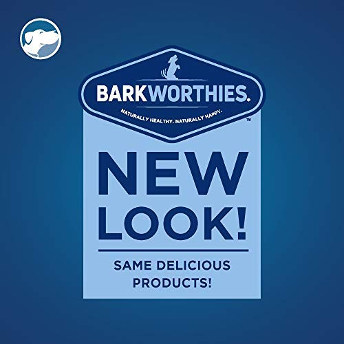 Barkworthies All-Natural Dog Treats - Flavor-Rich Cow Tail Chews (6 oz.) - High in Protein & Low in Fat