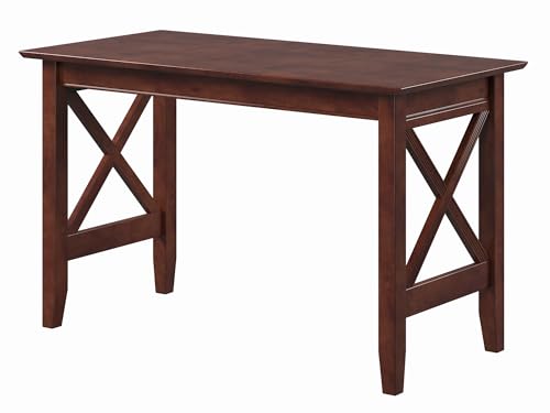 Multi-Purpose Desk, Writing Desk, Craft Table, Work Table, Computer Desk, Solid Wood, Brown