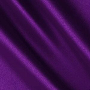 purple satin fabric 60 inch wide - 10 yards by roll (fb) by fabric bravo