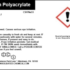 Sodium Polyacrylate Super Absorbent Polymer (100 Grams)