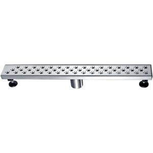 dawn lmu240304 memuru river series linear shower drain, 24-inch