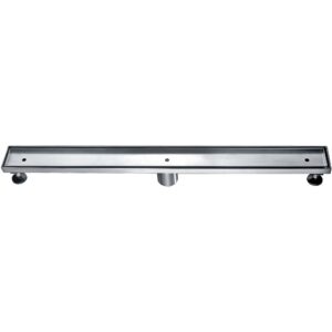 dawn lco320304 colorado river series linear shower drain, 32-inch,silver,32 inch