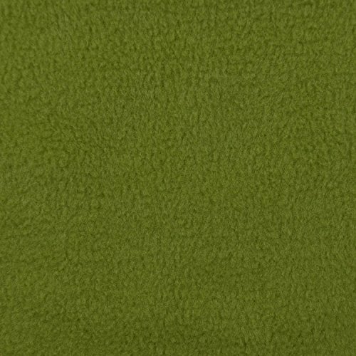 Olive Green Fleece Fabric - by The Yard