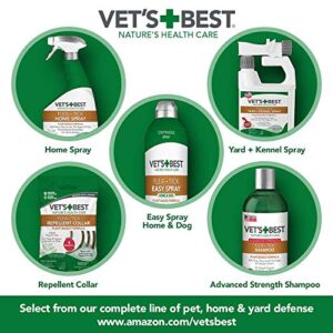 Vet's Best Flea and Tick Easy Spray | Flea Treatment for Dogs and Home |Plant-Based Formula | 6.3 Ounces