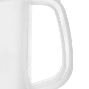 EISCO Plastic Pitcher, 2000mL (2L) - Short Form, Euro Design - Molded Graduations - Chemical Resistant & Autoclavable Polypropylene - Measuring Jug