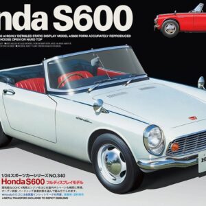 Tamiya 24340-000 Dickie 300024340 - Plastikmodellbau 0.05833333333333333 Honda S600 Cabrio Hardtop, Medium, Unpainted