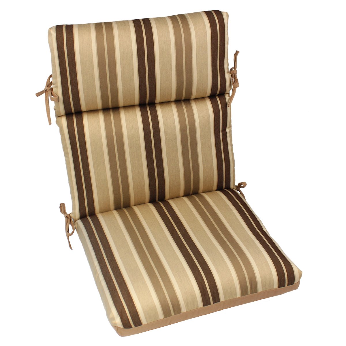 Comfort Classics 22x44x5 Acrylic Outdoor CHANNELED Reversible Chair Cushion Inc.