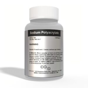 sodium polyacrylate super absorbent polymer (100 grams)