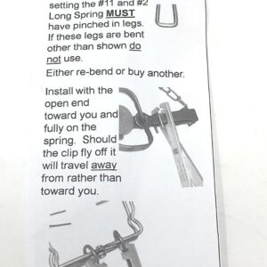 Funke Trap Tags Model 3 Bodygrip and Longspring Setter