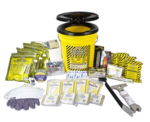 mayday 13040 deluxe 4 person honey bucket emergency kit