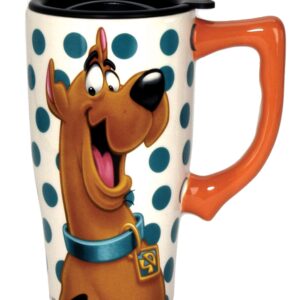 Spoontiques - Ceramic Travel Mugs - Scooby Doo Cup - Hot or Cold Beverages - Gift for Coffee Lovers, 18 oz