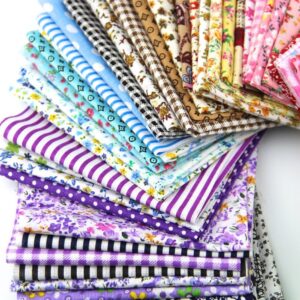 50pcs 1010cm Fabric Patchwork Craft Material Batiks Mixed Squares Bundle