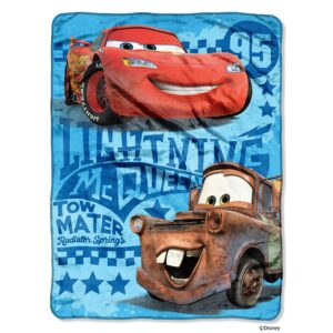 disney-pixar's cars 2, "buddy racers" micro raschel throw blanket, 46" x 60", multi color