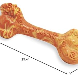 Nylabone Power Chew Flavor Frenzy Bone Chew Toy for Dogs, Indestructible Chew Toys for Aggressive Chewers, Bacon Flavor, X-Large/Souper - 50+ lbs. (1 Count)