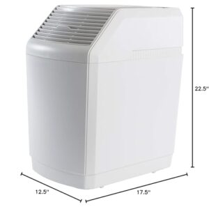 AIRCARE Space Saver Large Evaporative Whole House Commercial 6 Gallon Humidifier for Large Rooms 2,700 sq ft. With Digital Controls, Auto Humidistat and Automatic Shut Off